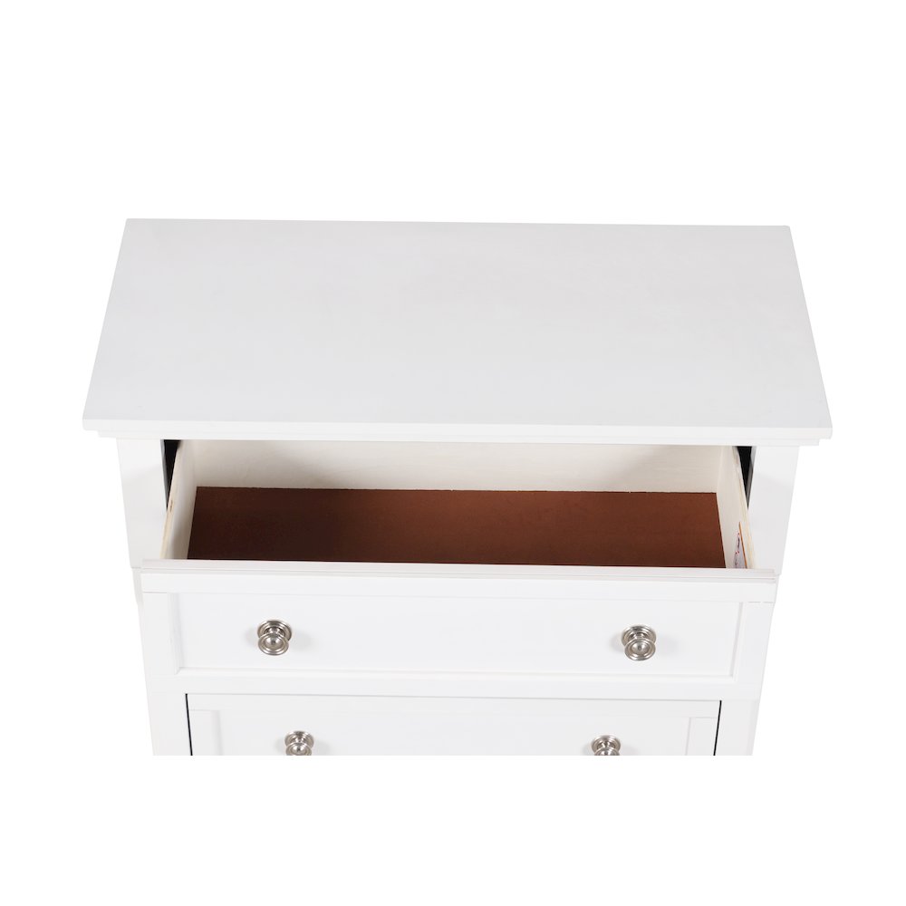 Glory Furniture Meade Chest in White Color. Picture 9