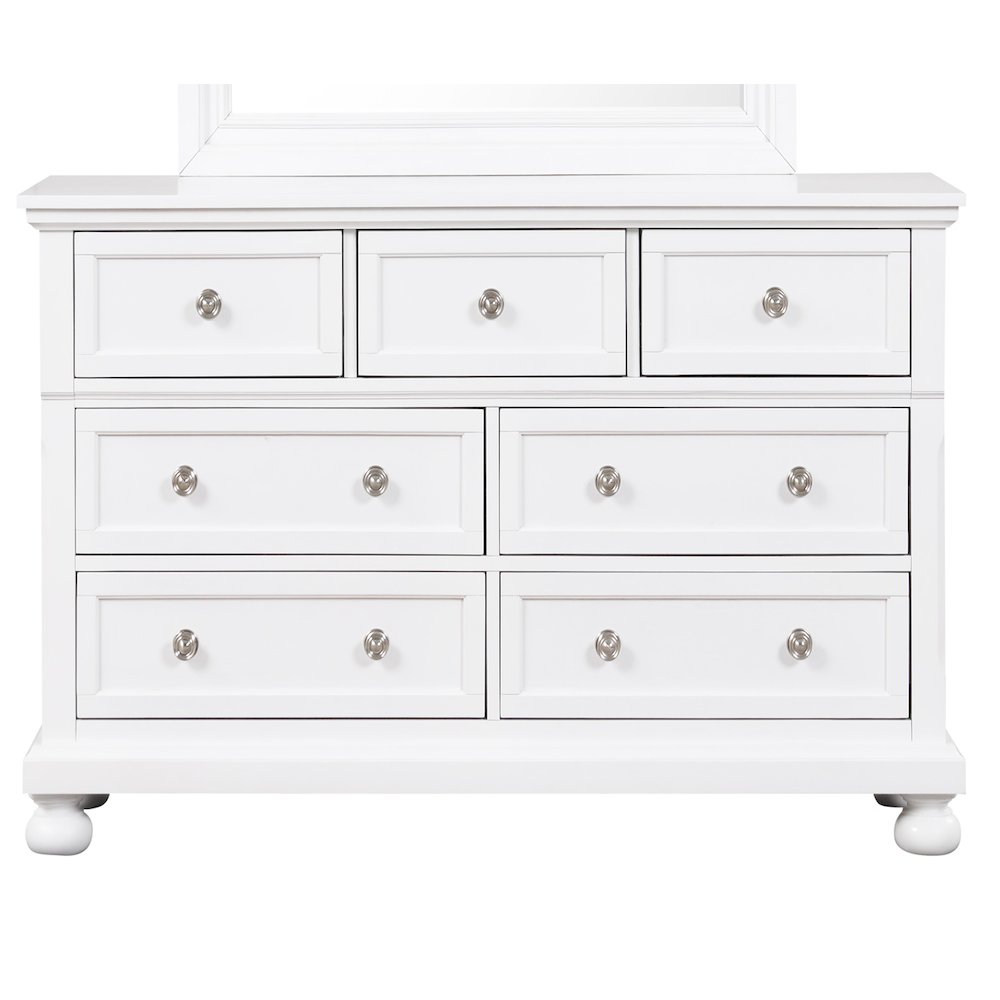 Glory Furniture Meade Dresser in White Color. Picture 5