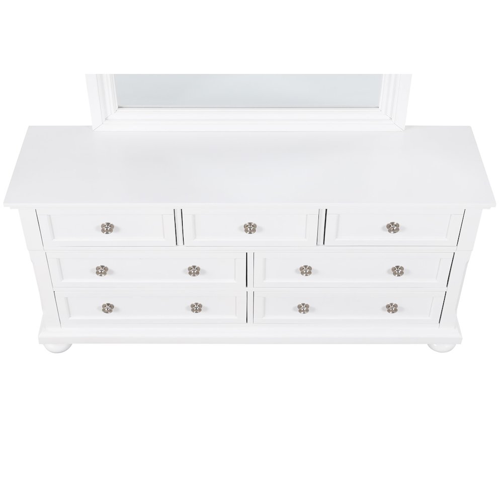 Glory Furniture Meade Dresser in White Color. Picture 8