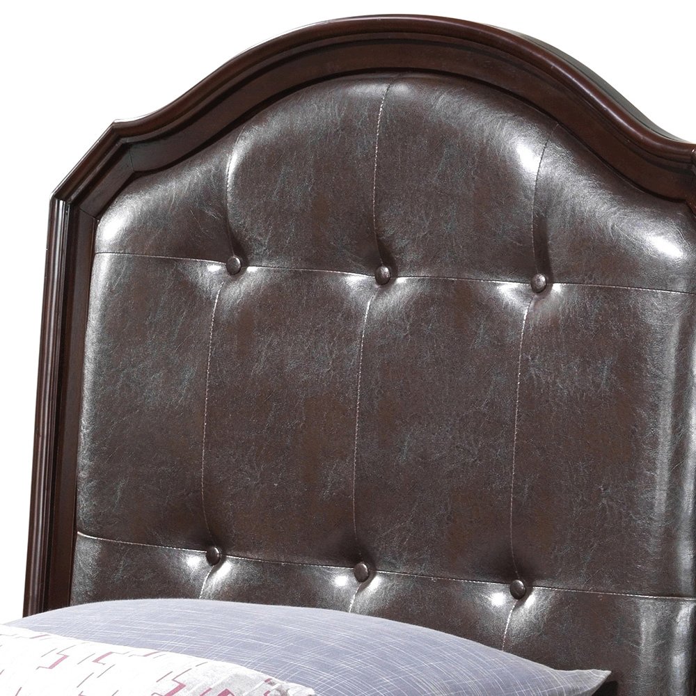 Glory Furniture Triton Twin Bed in Cappuccino Color. Picture 2