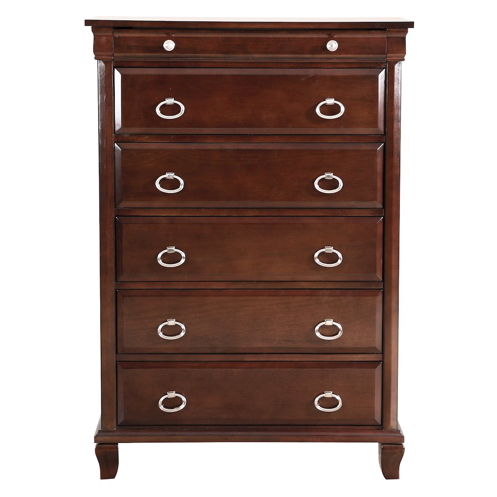 Glory Furniture Triton Chest in Cappuccino Color. Picture 2