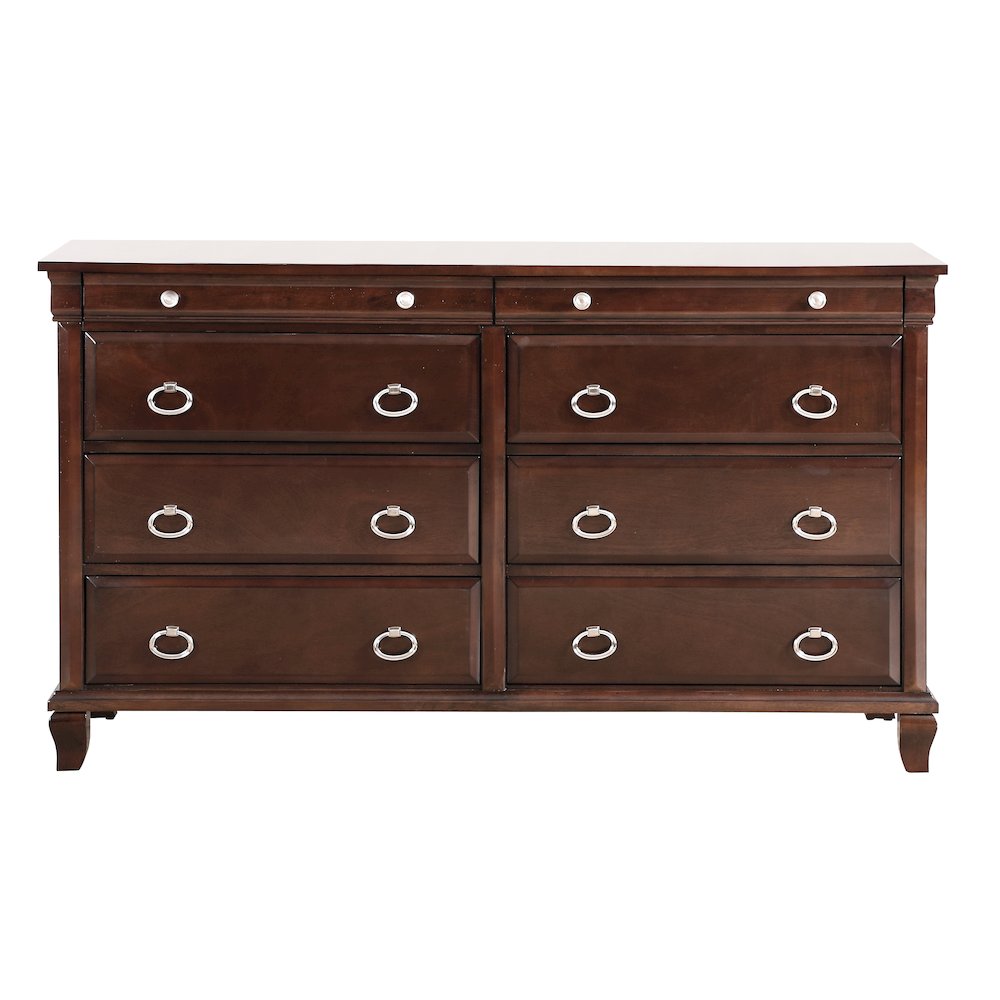 Glory Furniture Triton Dresser in Cappuccino Color. Picture 3