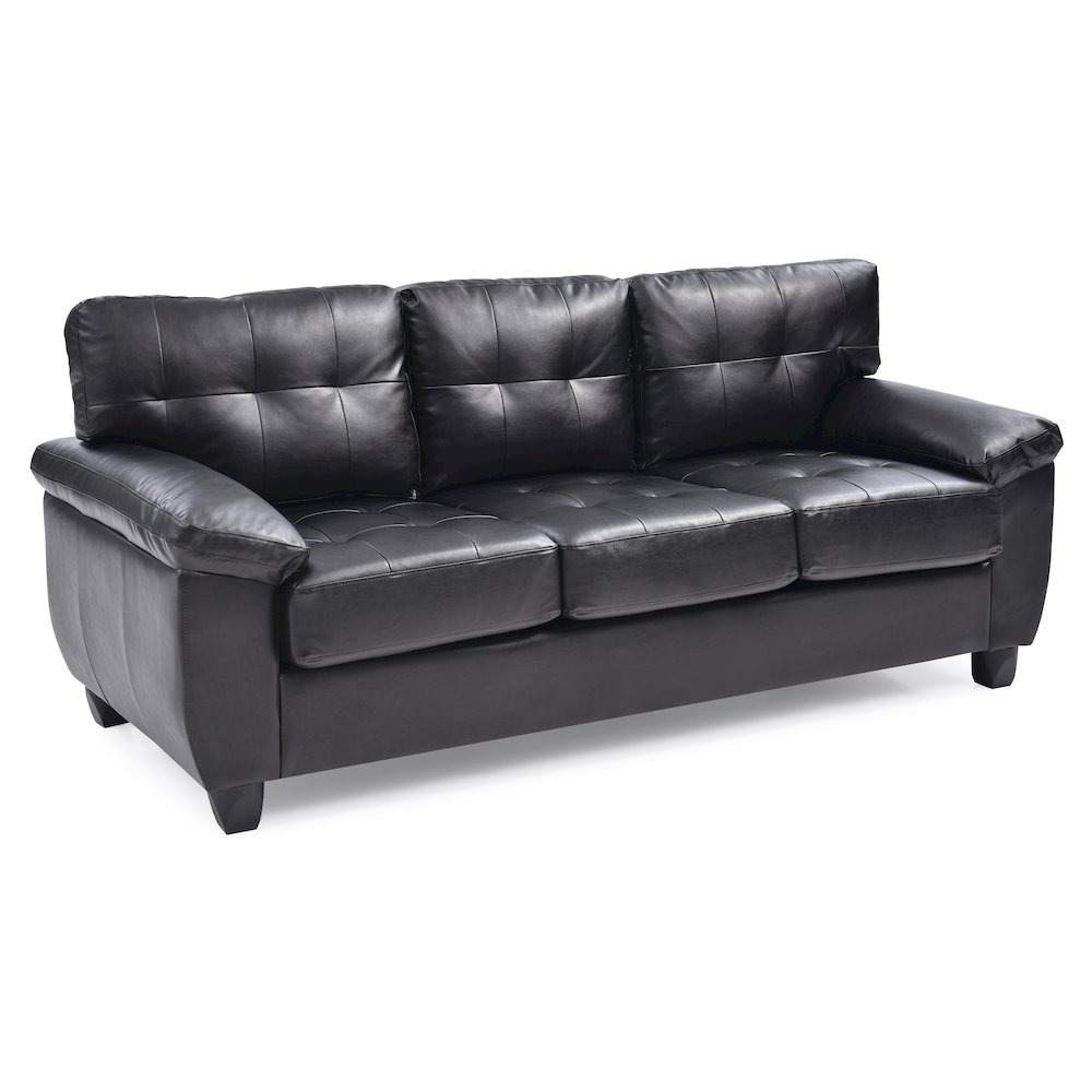 Glory Furniture Gallant Sofa in Black Color. Picture 1