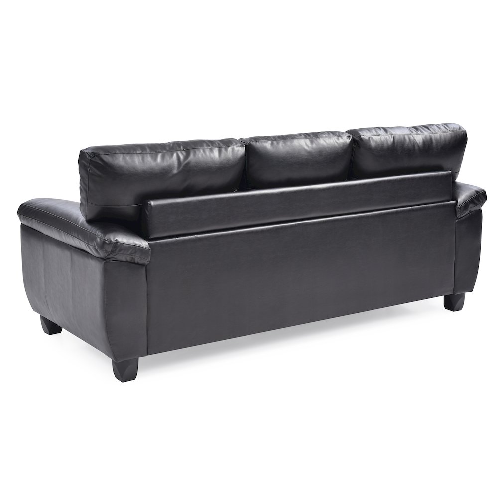Glory Furniture Gallant Sofa in Black Color. Picture 4
