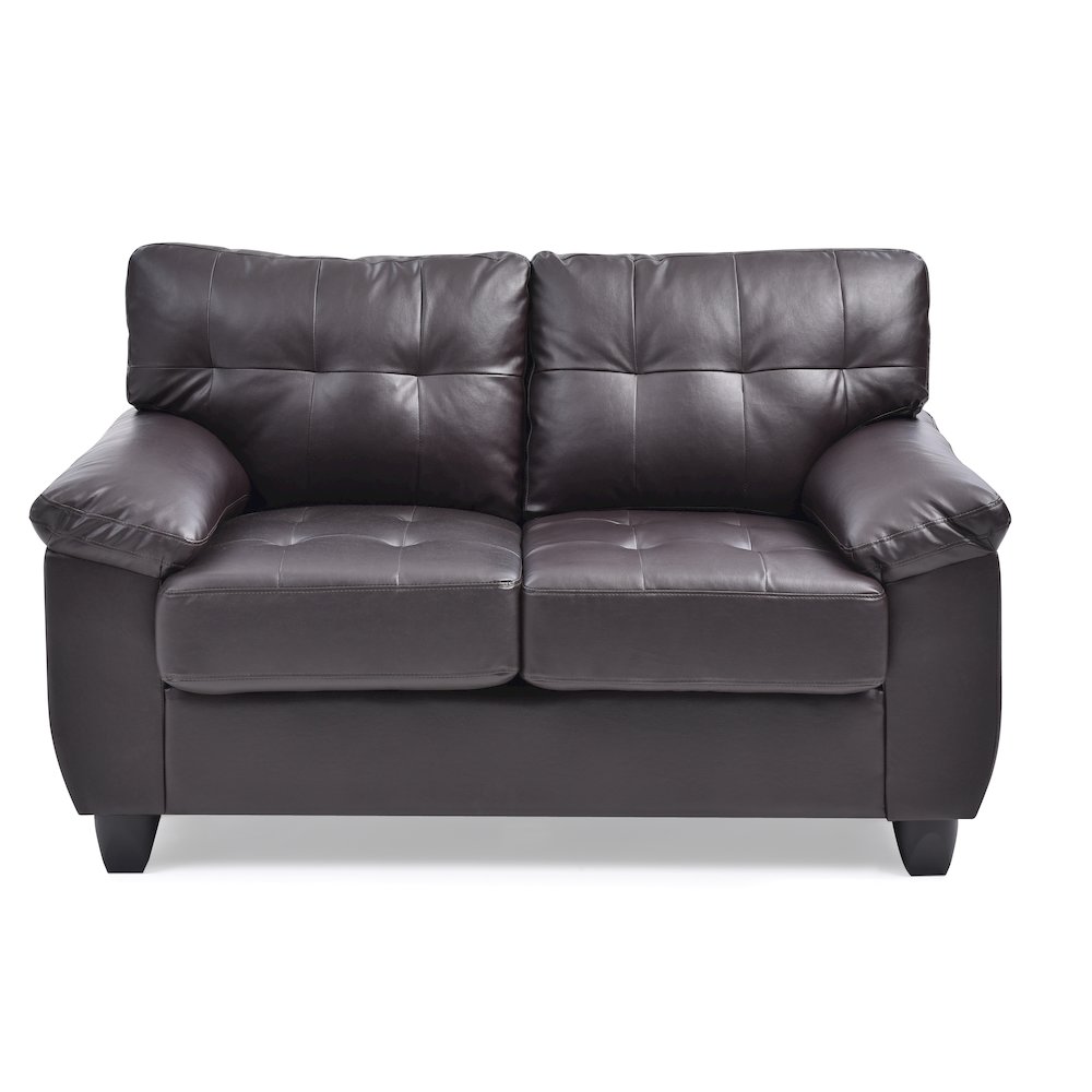 Glory Furniture Gallant Loveseat in Cappuccino Color. Picture 2