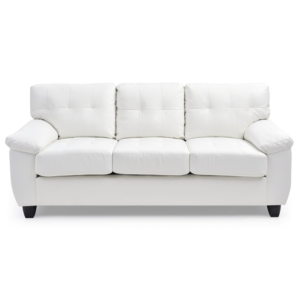 Glory Furniture Gallant Sofa in White Color. Picture 2