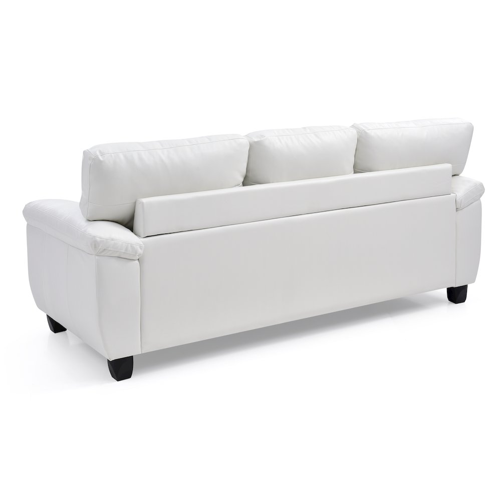 Glory Furniture Gallant Sofa in White Color. Picture 4