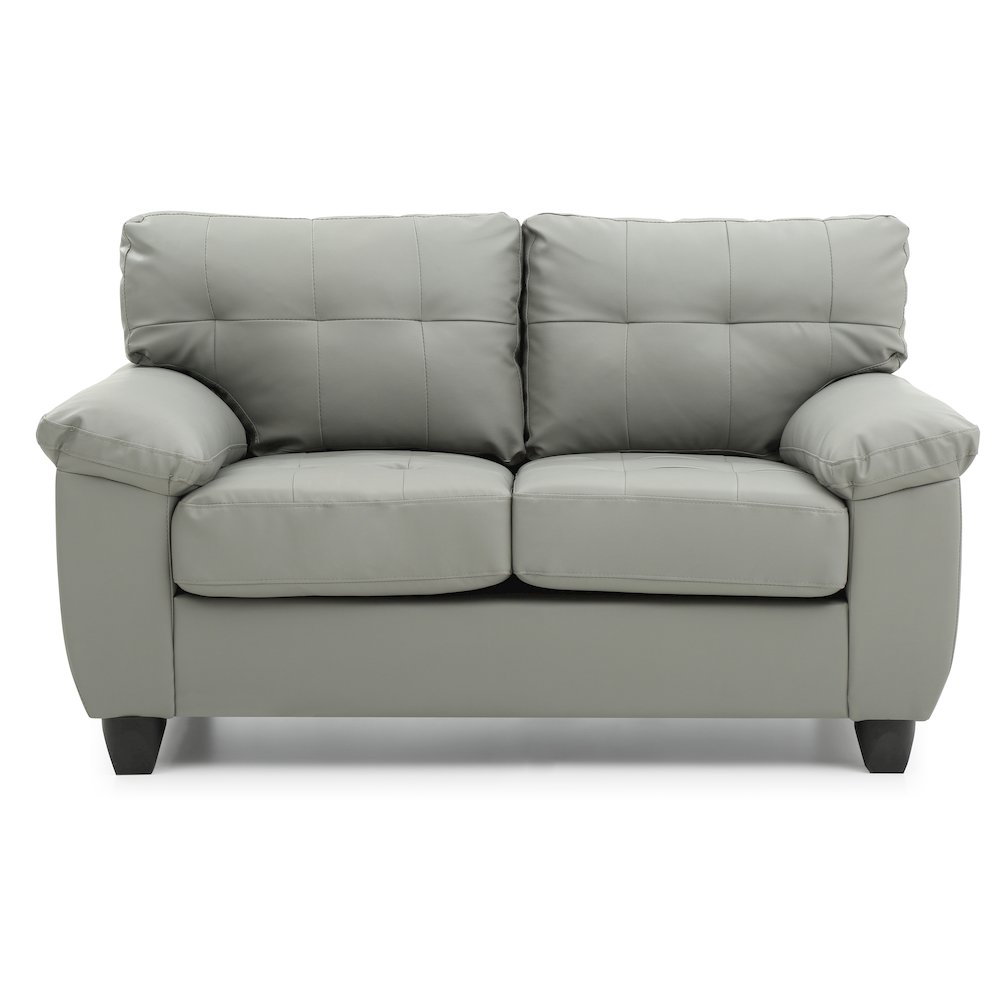 Glory Furniture Gallant Loveseat in Gray Color. Picture 2