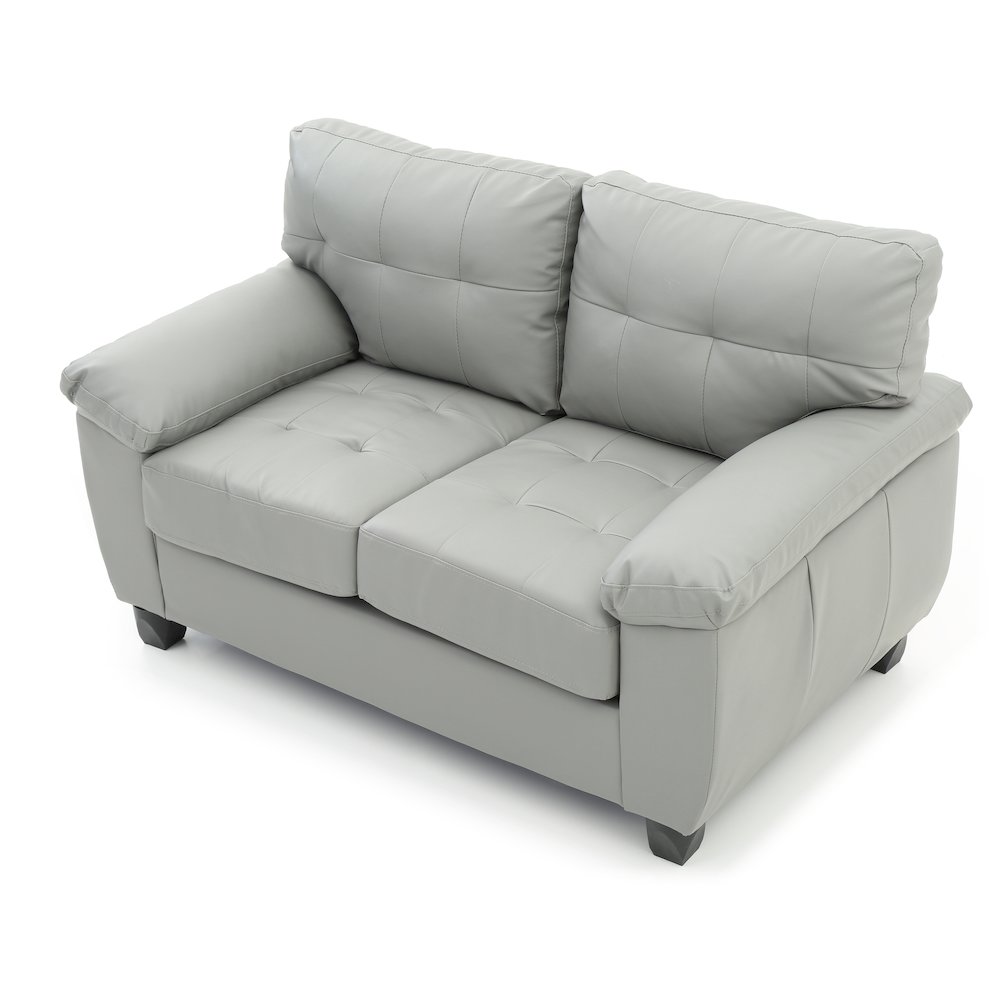 Glory Furniture Gallant Loveseat in Gray Color. Picture 3