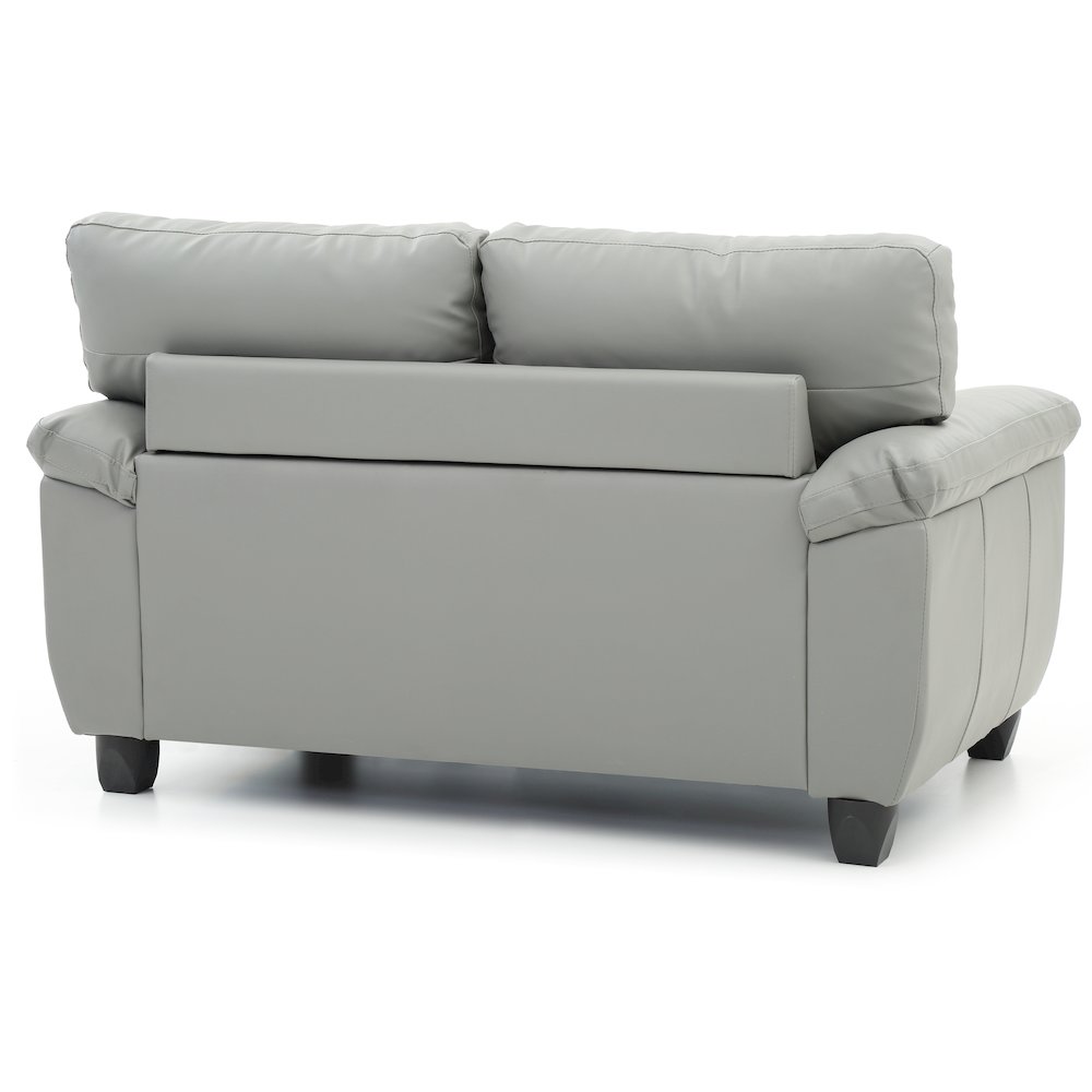 Glory Furniture Gallant Loveseat in Gray Color. Picture 4