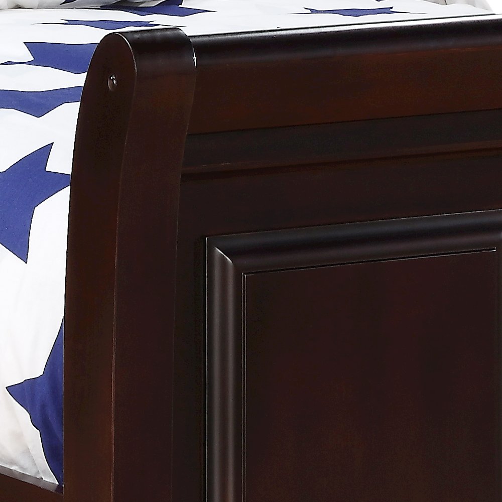 Glory Furniture Ashford Twin Bed in Cappuccino Color. Picture 6