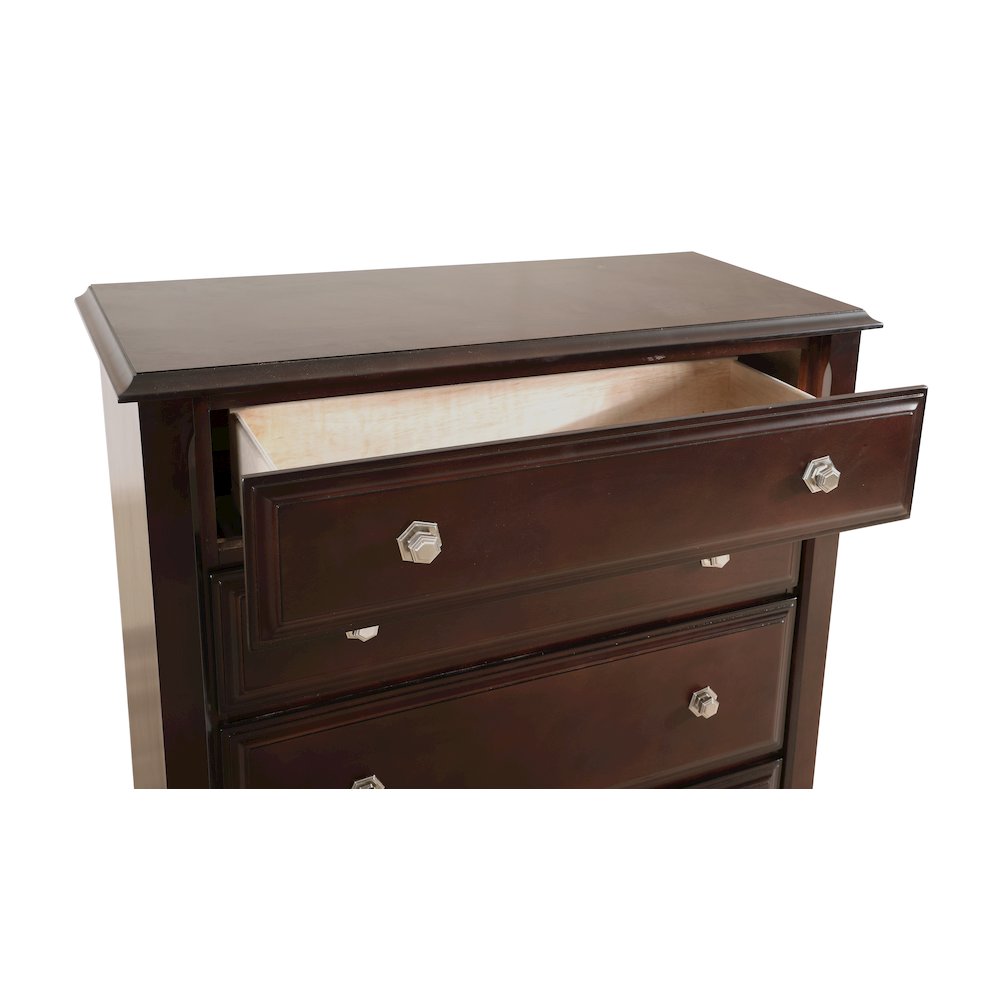 Glory Furniture Ashford Chest in Cappuccino Color. Picture 3