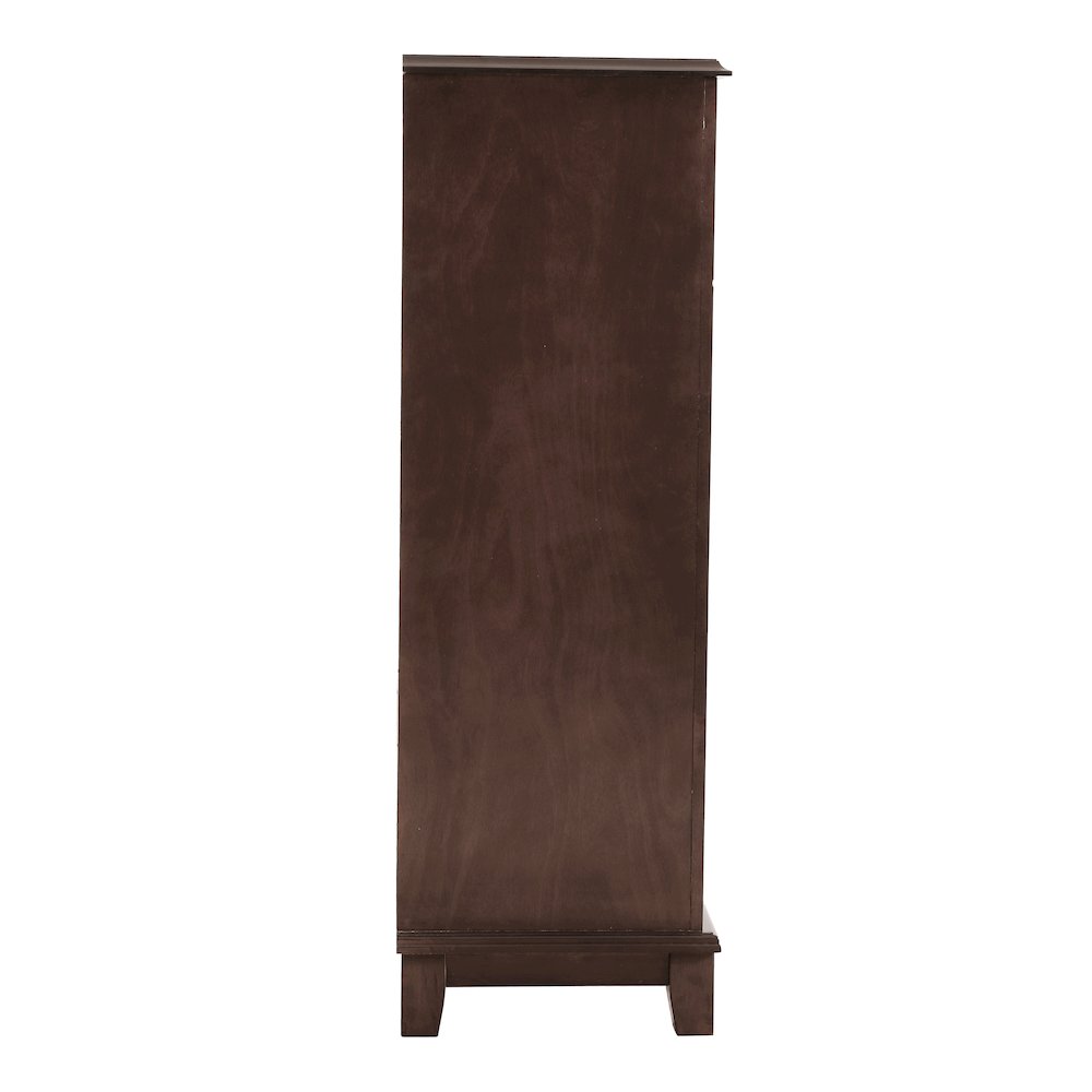 Glory Furniture Ashford Chest in Cappuccino Color. Picture 5