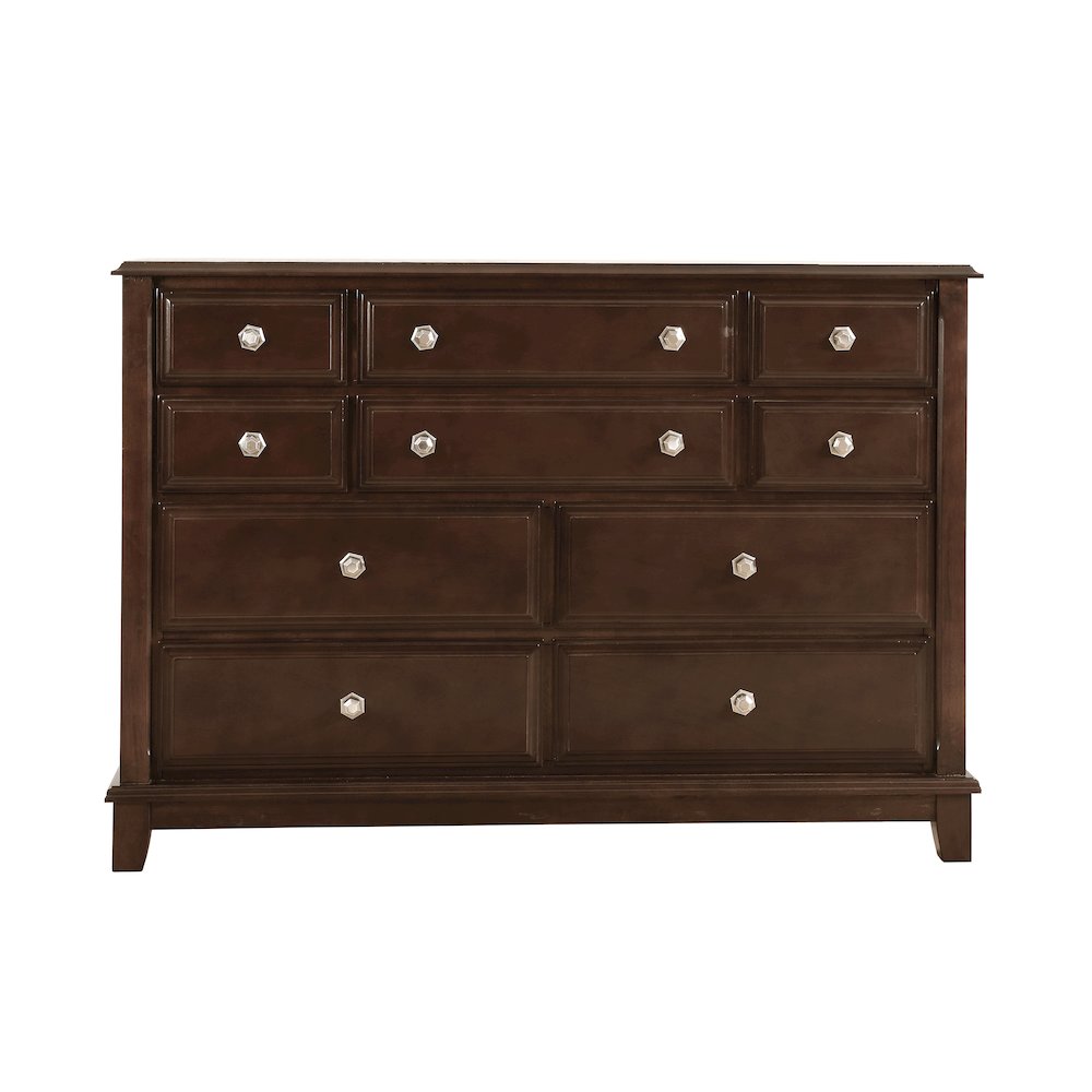 Glory Furniture Ashford Dresser in Cappuccino Color. Picture 1