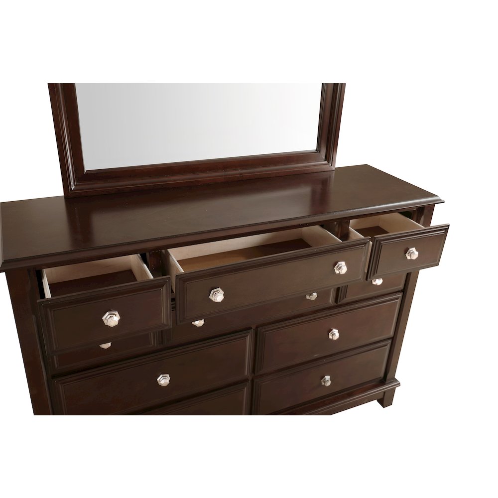 Glory Furniture Ashford Dresser in Cappuccino Color. Picture 5