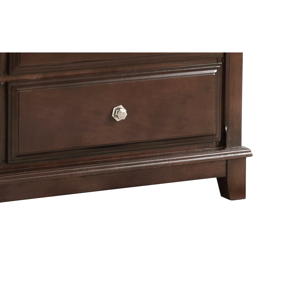 Glory Furniture Ashford Dresser in Cappuccino Color. Picture 4