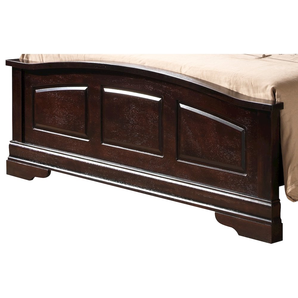 Glory Furniture Louis Phillipe King Bed in Cappuccino Color. Picture 7