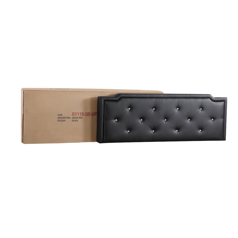 Glory Furniture Deb Full Bed in Black Color. Picture 13