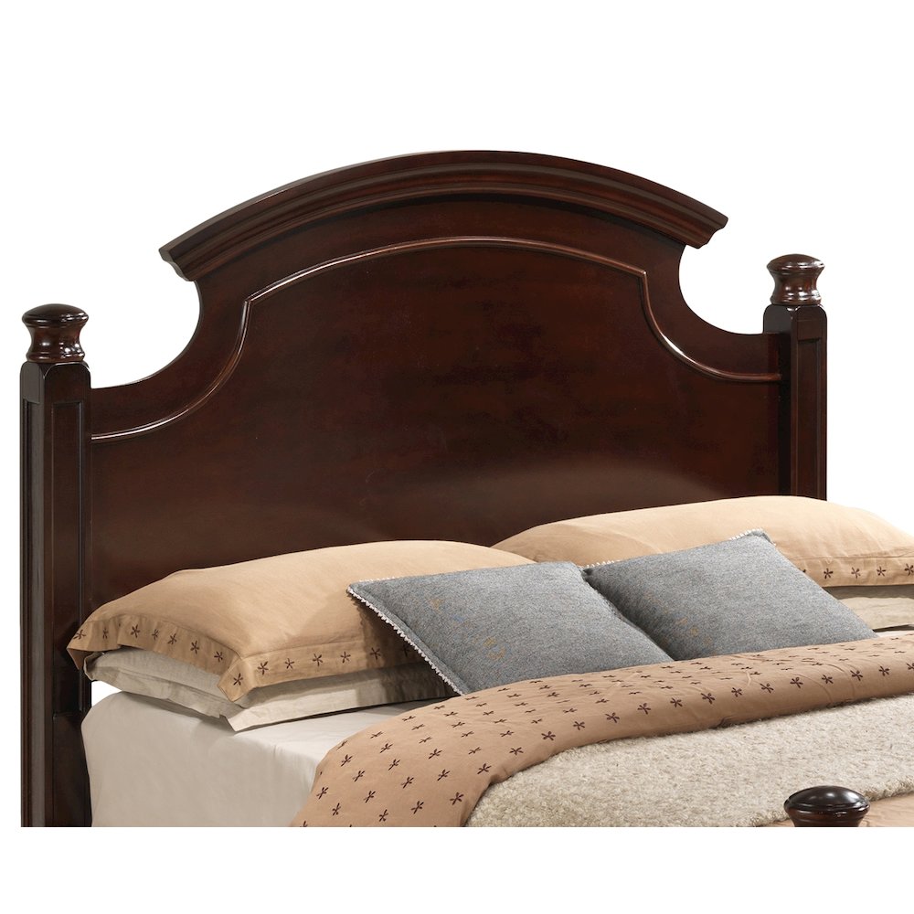 Glory Furniture Summit King Bed in Cappuccino Color. Picture 12