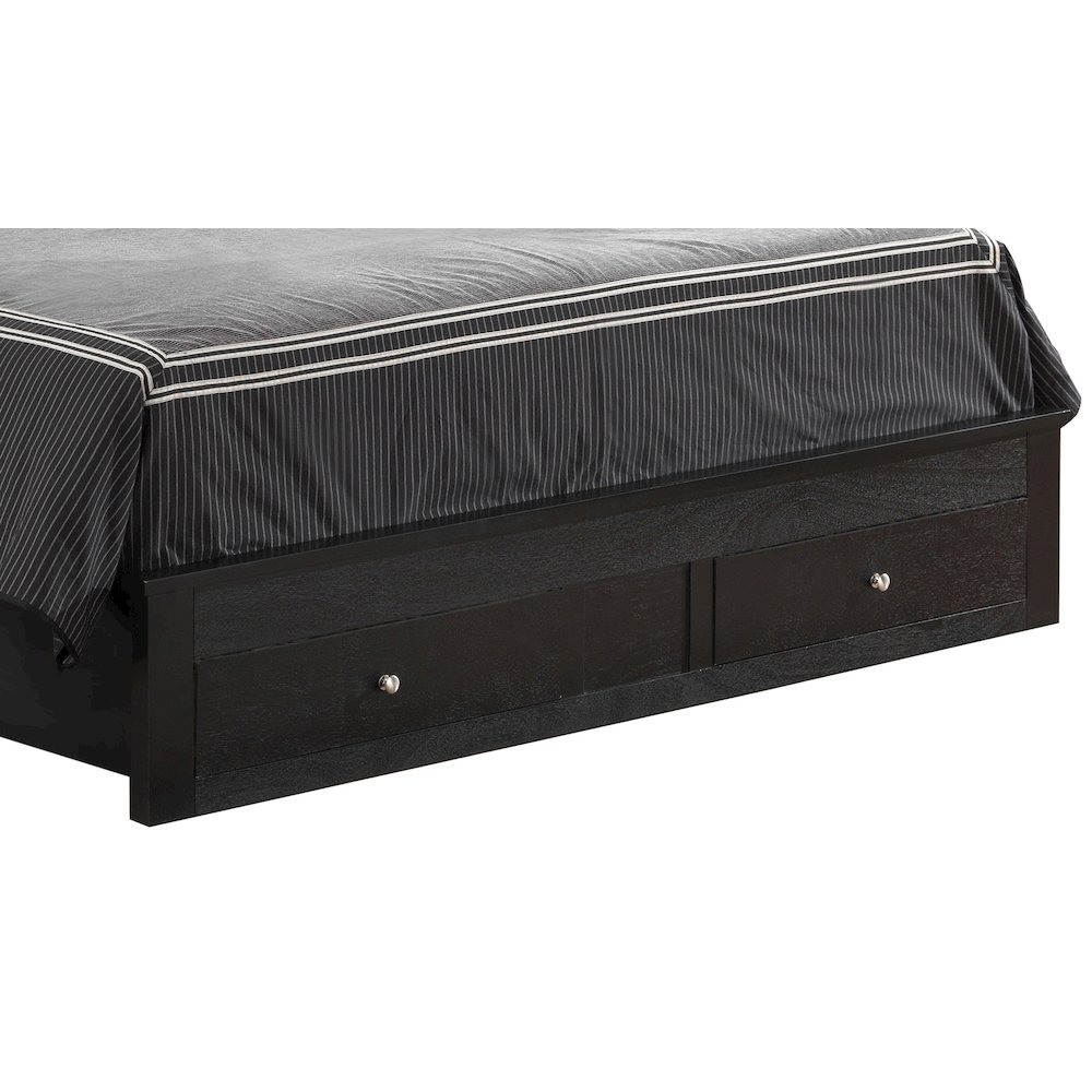 Glory Furniture Burlington Full Storage Bed in Black Color. Picture 10