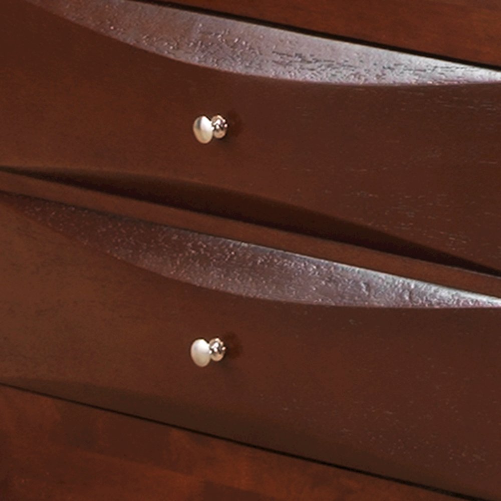 Glory Furniture Marilla King Storage Bed in Cherry Color. Picture 7