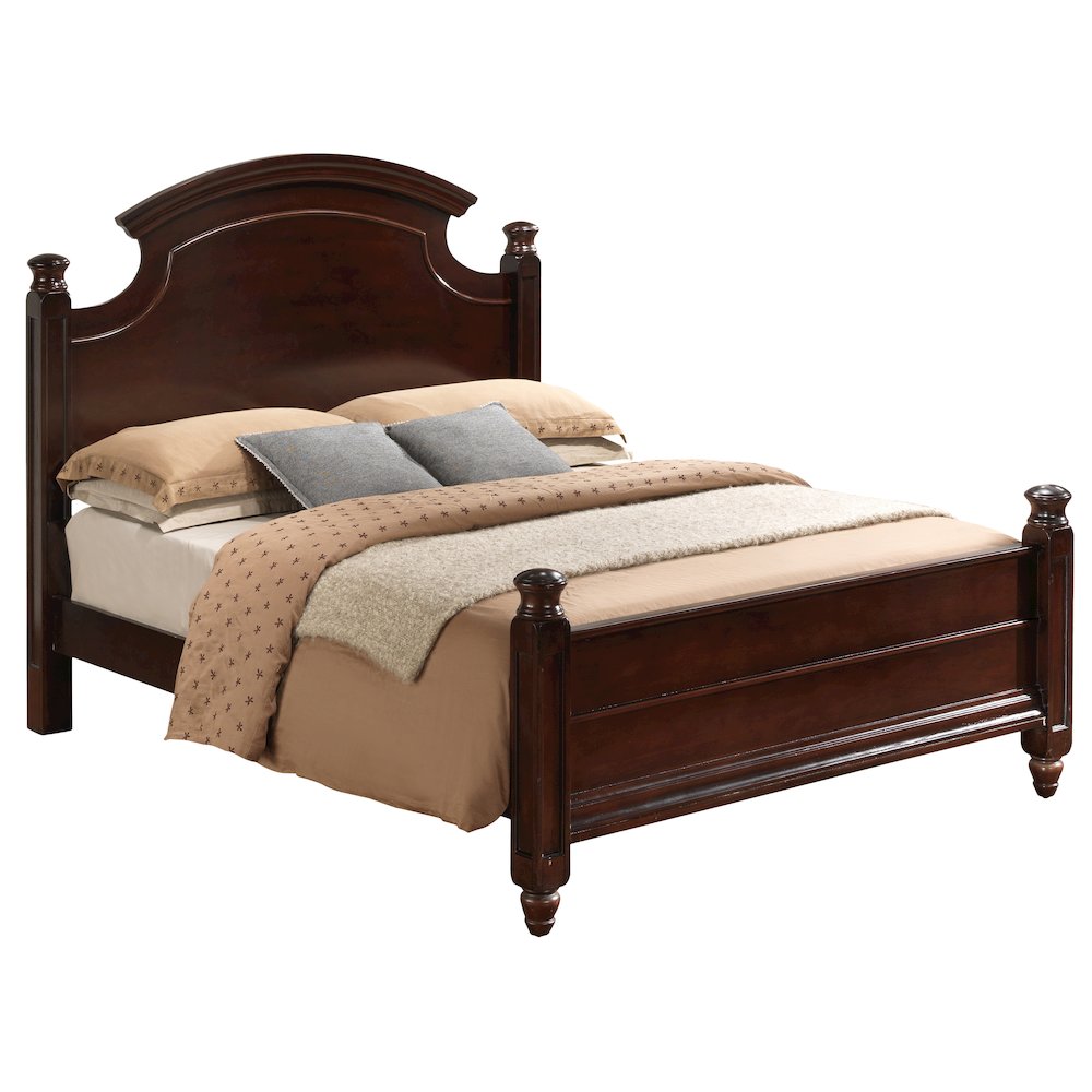 Glory Furniture Summit King Bed in Cappuccino Color. Picture 2