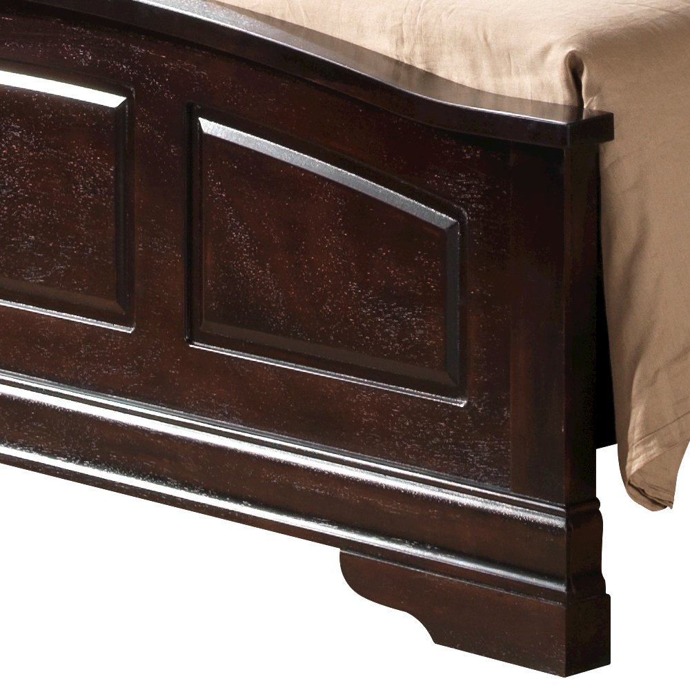 Glory Furniture Louis Phillipe King Bed in Cappuccino Color. Picture 11