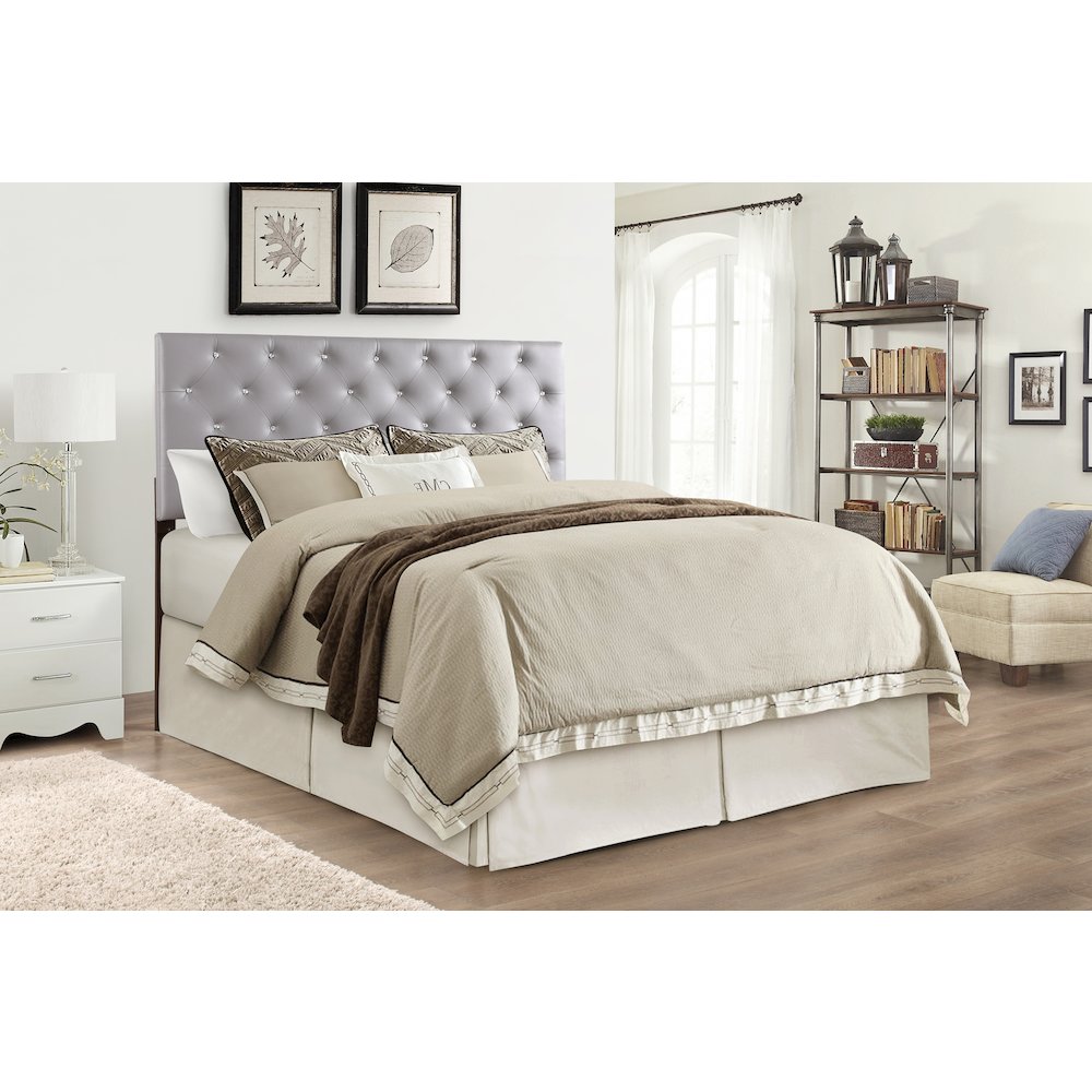 Glory Furniture Super Nova King Headboard in Light Grey Color. Picture 4