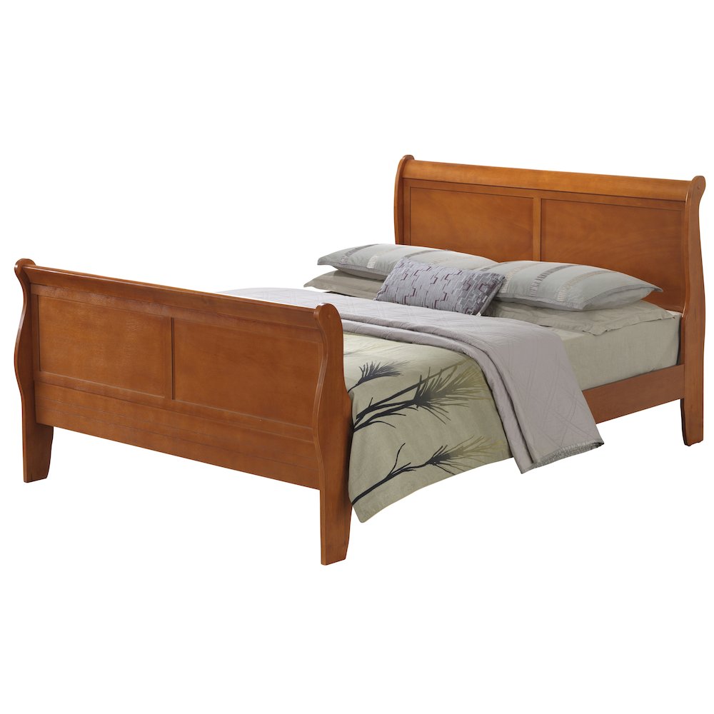 Glory Furniture Louis Phillipe G3160A-FB Full Bed, Oak. Picture 2