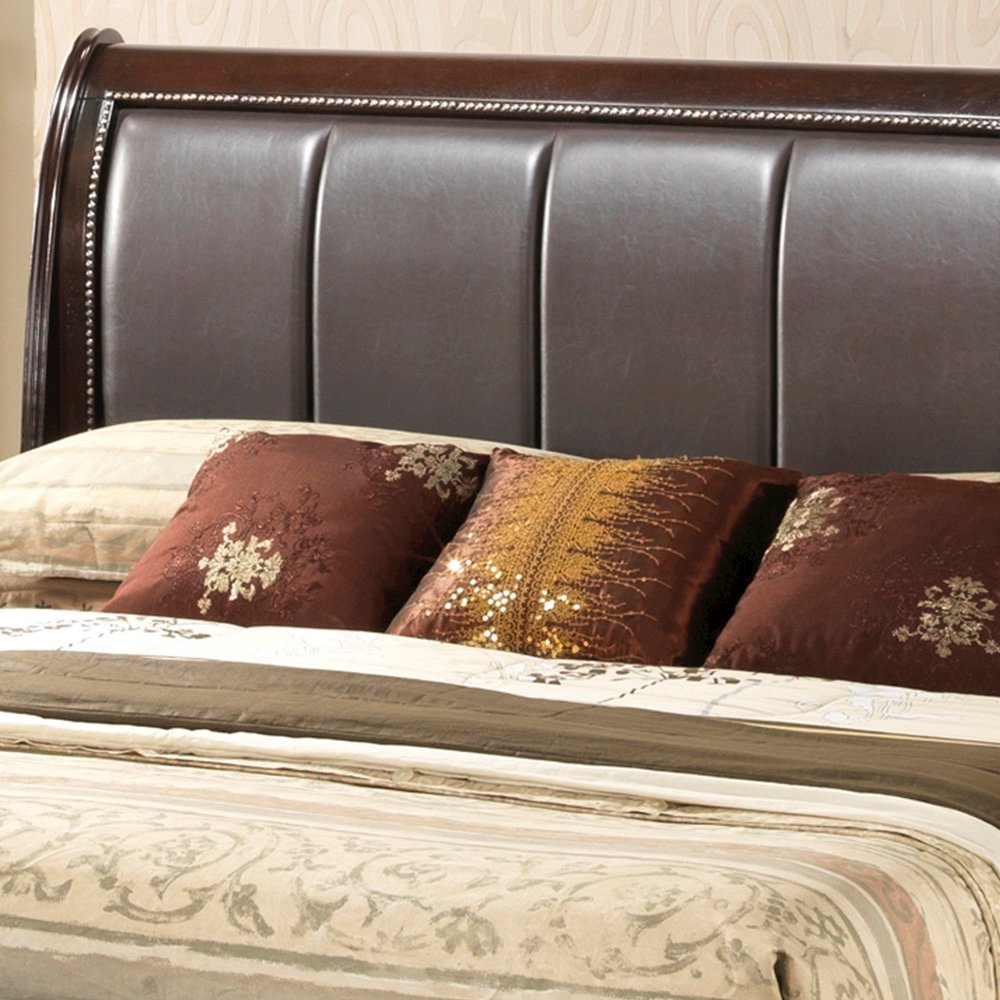 Glory Furniture LaVita Full Storage Bed in Cappuccino Color. Picture 9