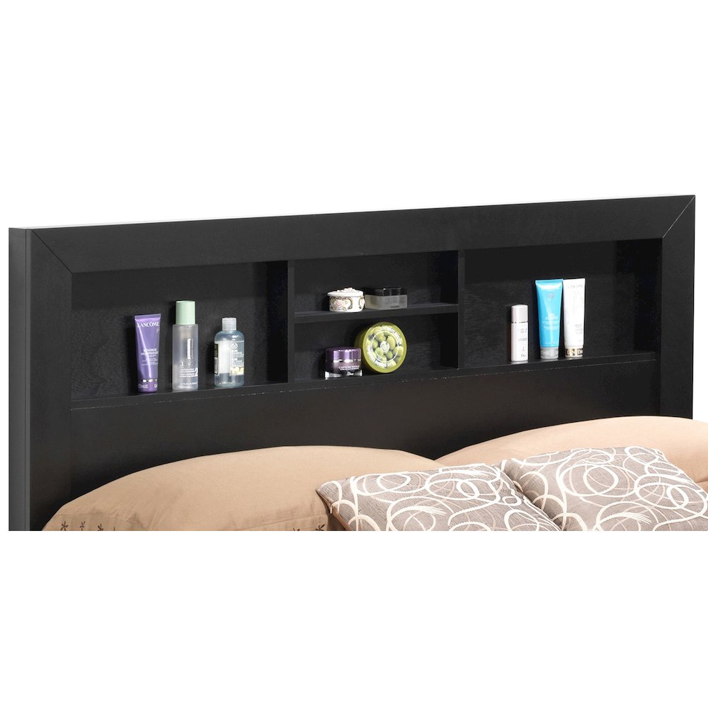 Glory Furniture Burlington King Bed in Black Color. Picture 5