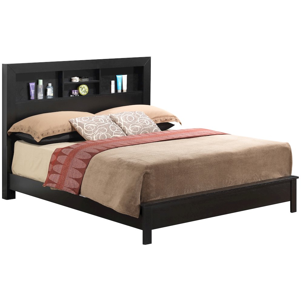 Glory Furniture Burlington King Bed in Black Color. Picture 1