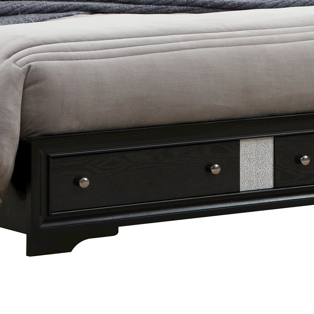 Glory Furniture Madrid Full Bed in Black Color. Picture 7