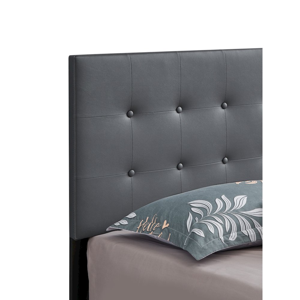 Glory Furniture Caldwell Full Bed in Dark Grey Color. Picture 11