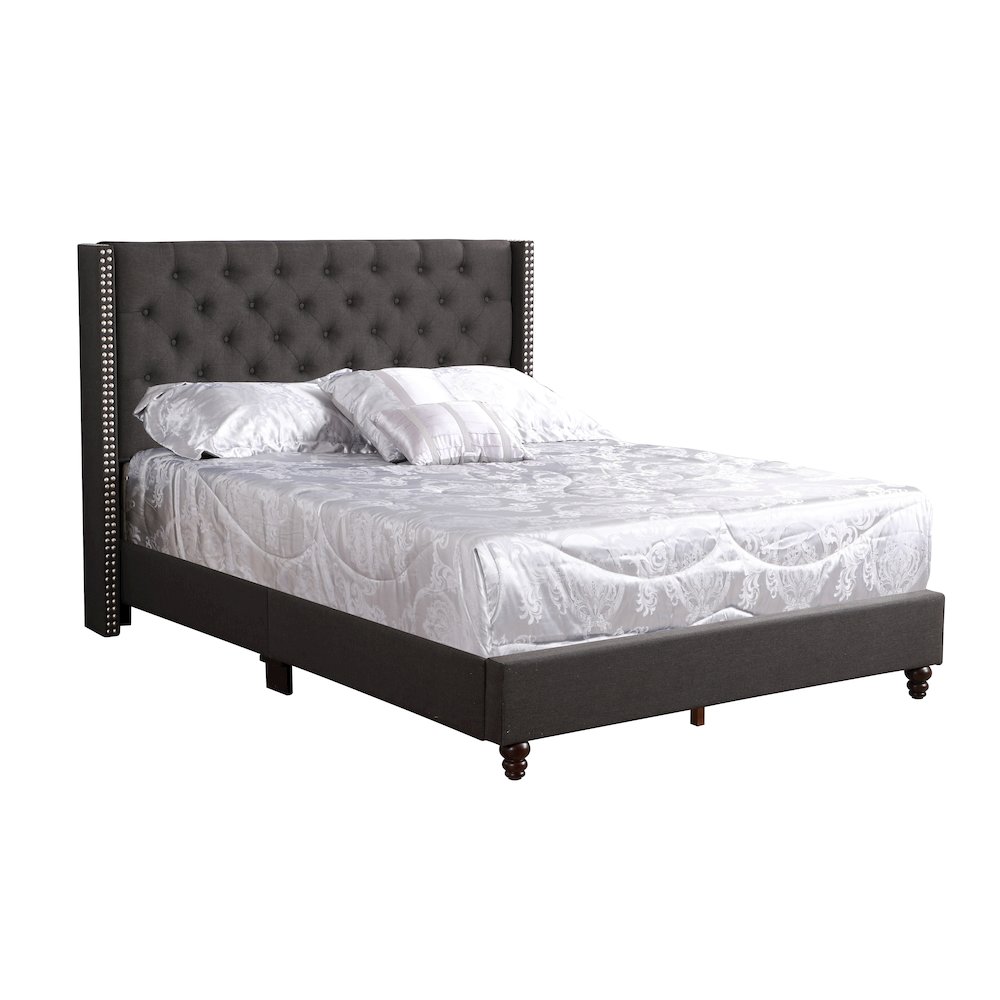Glory Furniture Julie Full Bed in Black Color. Picture 5