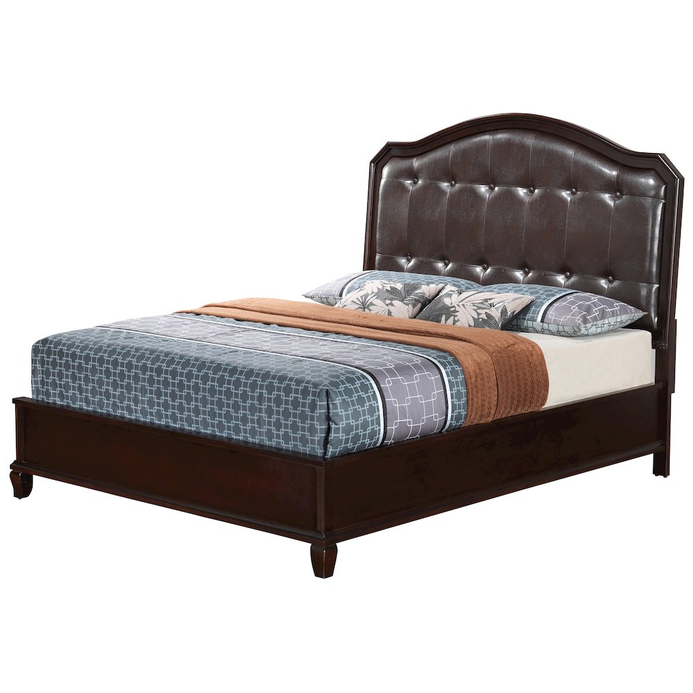 Glory Furniture Triton King Bed in Cappuccino Color. Picture 2
