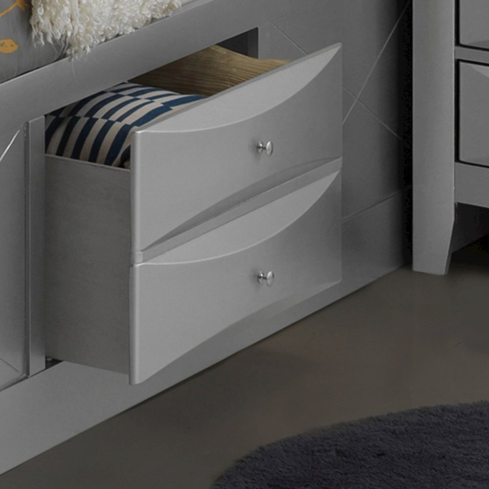 Glory Furniture Marilla Full Storage Bed in Champagne Color. Picture 7