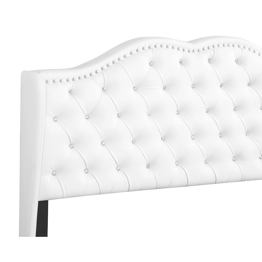 Glory Furniture Joy Full Bed in White Color. Picture 12
