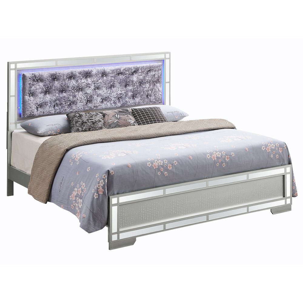 Glory Furniture Madison Full Bed in Champagne Color. Picture 2
