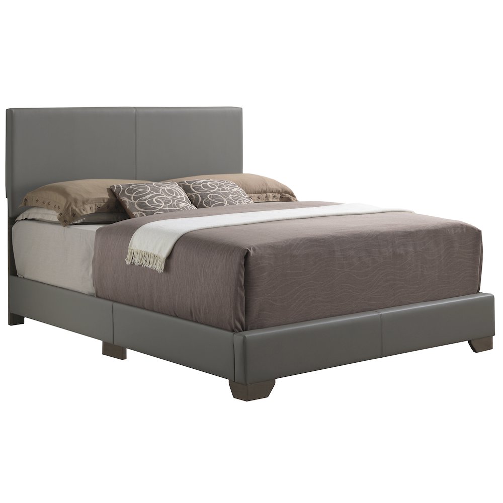 Glory Furniture Aaron Full Bed in Light Grey Color. Picture 7