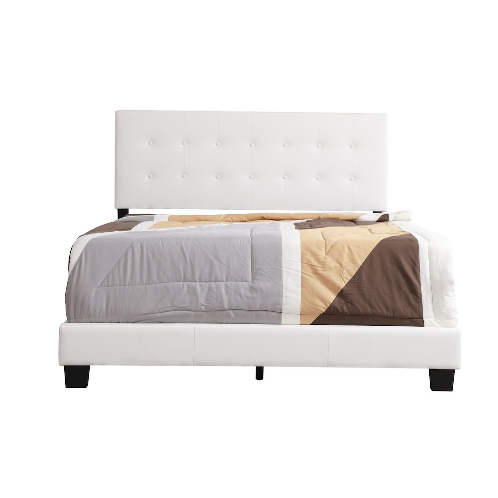 Glory Furniture Caldwell Full Bed in White Color. Picture 7