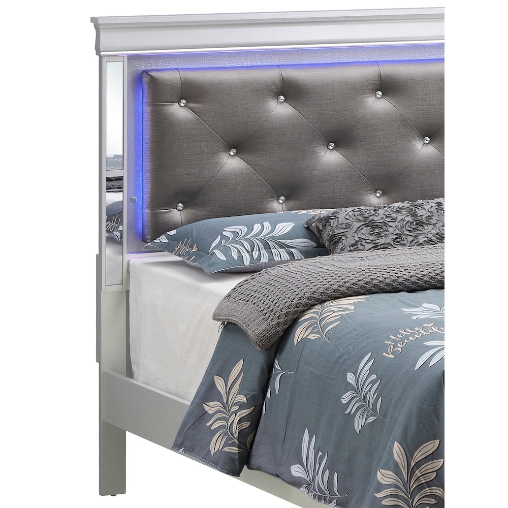 Glory Furniture Verona King Bed in Champagne Color. Picture 8