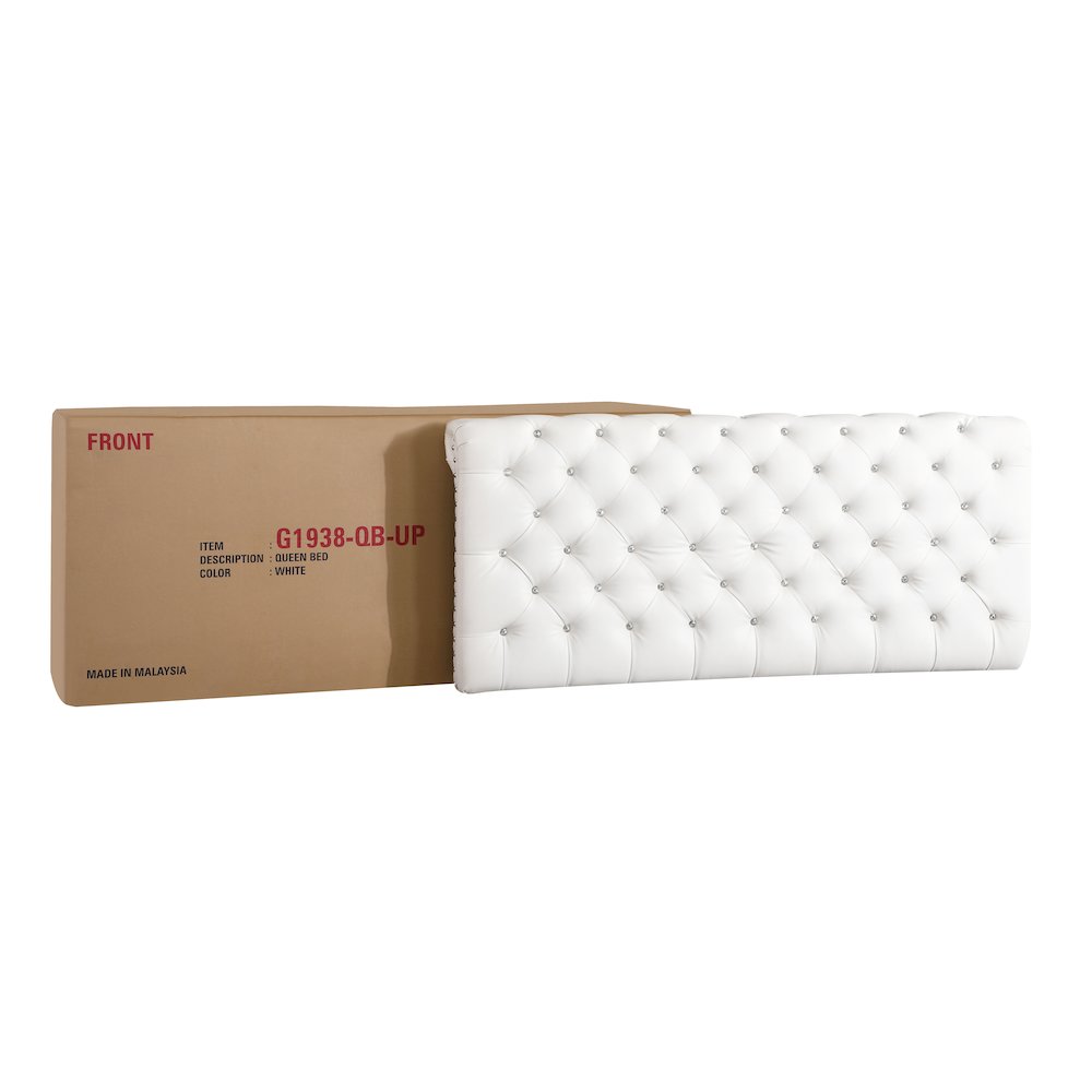 Glory Furniture Maxx Full Bed in White Color. Picture 13