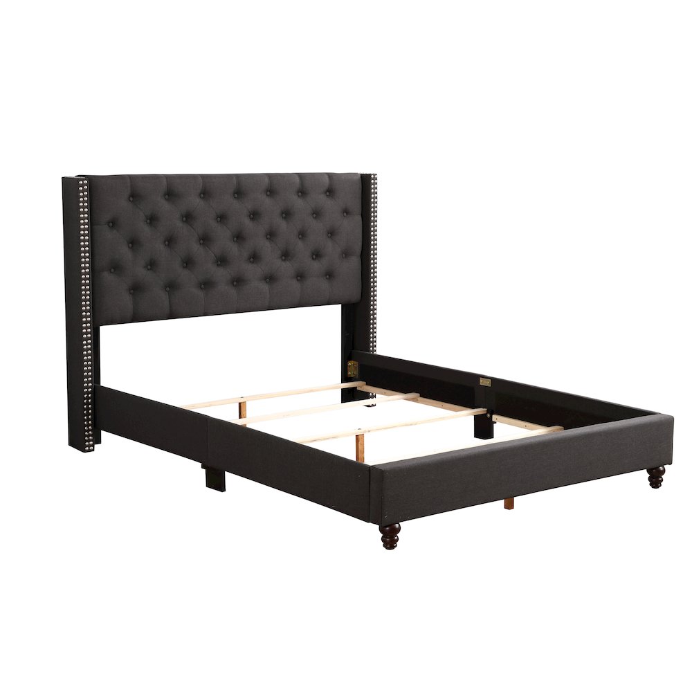 Glory Furniture Julie Full Bed in Black Color. Picture 9