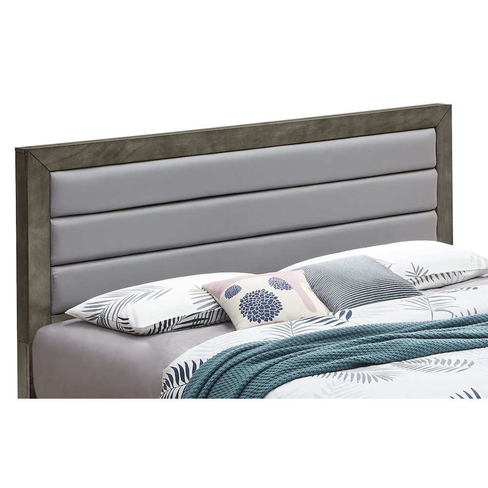 Glory Furniture Burlington King Bed in Gray Color. Picture 6