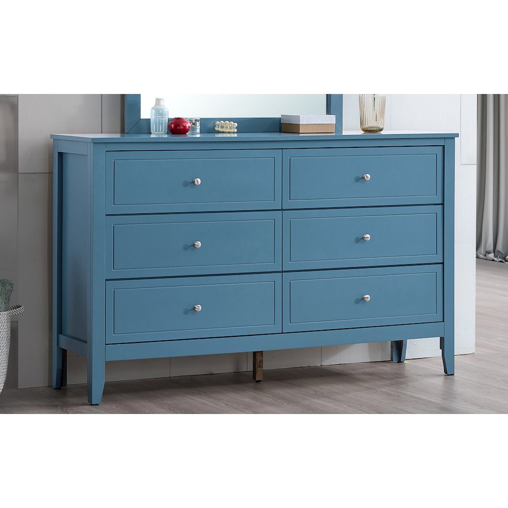 Transitional Daniel Dresser, Teal. Picture 6