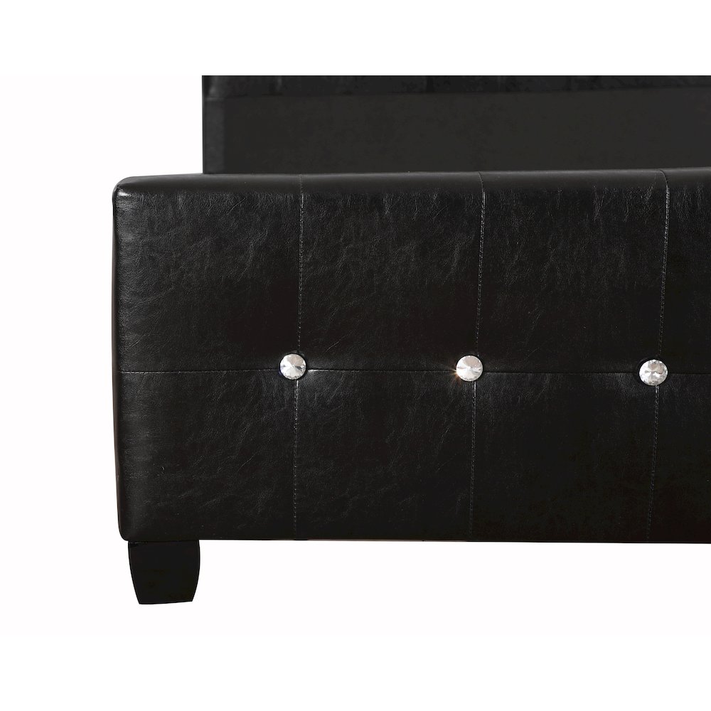 Glory Furniture Diamond Full Bed in Black Color. Picture 17