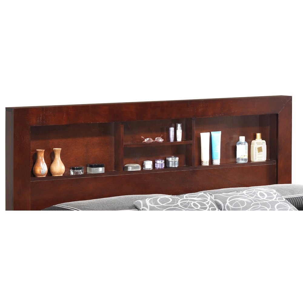 Glory Furniture Burlington Full Bed in Cherry Color. Picture 6