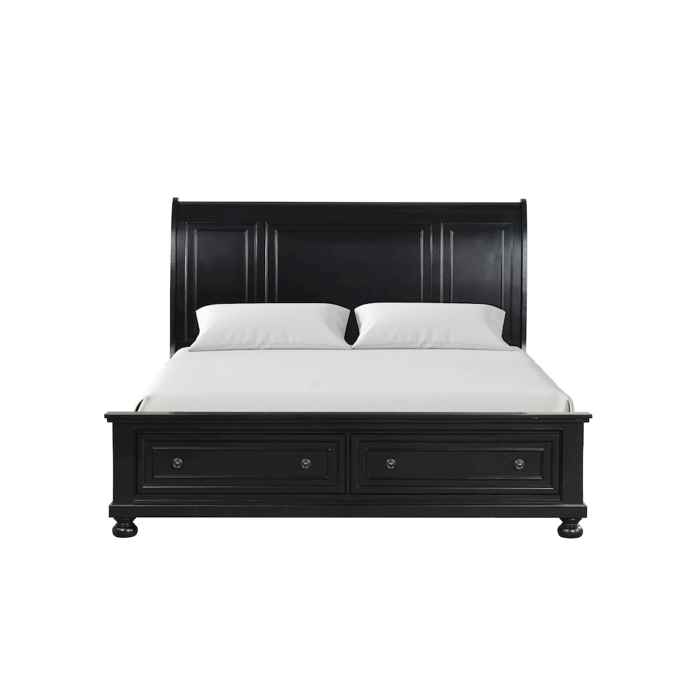 Glory Furniture Meade Queen Bed in Black Color. Picture 5