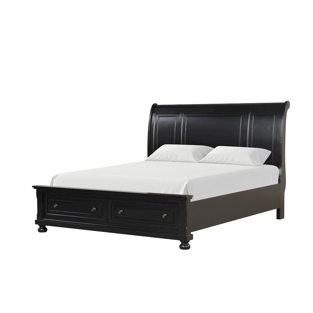 Glory Furniture Meade Queen Bed in Black Color. Picture 2